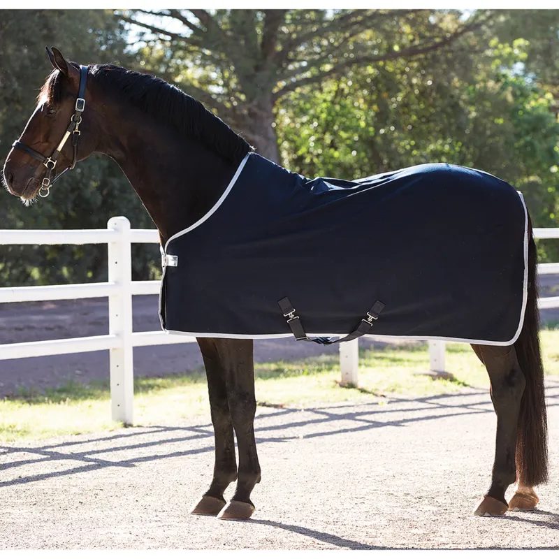 Horseware Amigo Jersey Cooler - Navy/Silver